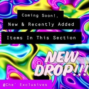All Recently Added Or Coming Soon Items Here!!